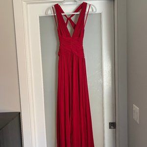 BCBG Maxazria Red Maxi Dress